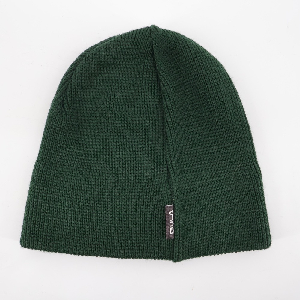 Bula Knit Ribbed Beanie Forrest Green Unisex OSFA